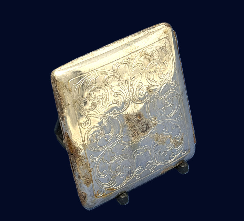 ATHENIA: 1923 - Souvenir cigarette case from disaster ship
