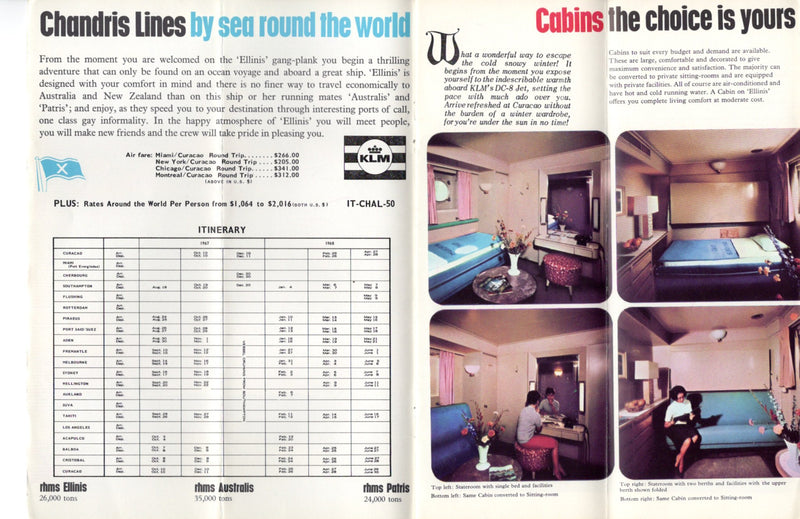 ELLINIS: 1933 - Color interiors & plans from 1966 emigrant era