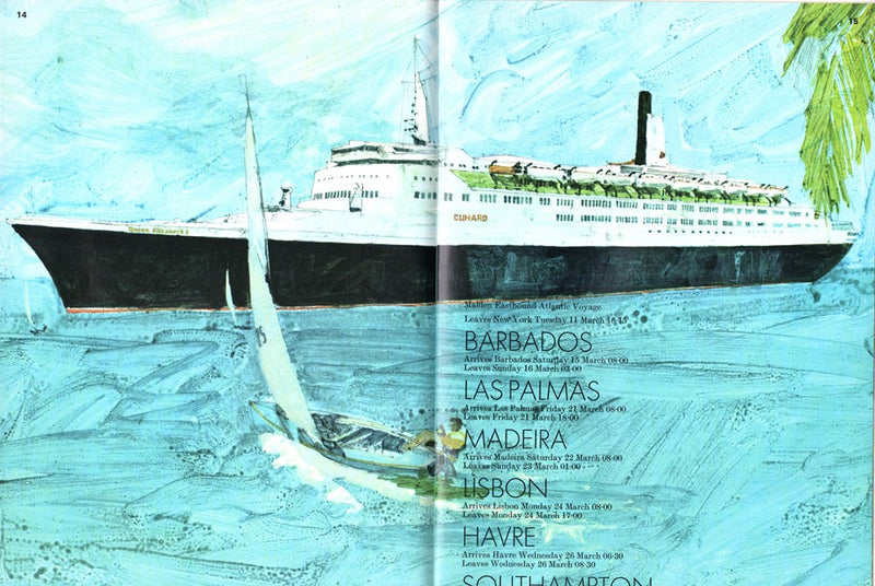QE2: 1969 - Famed "Ships Have Been Boring Long Enough" intro brochure