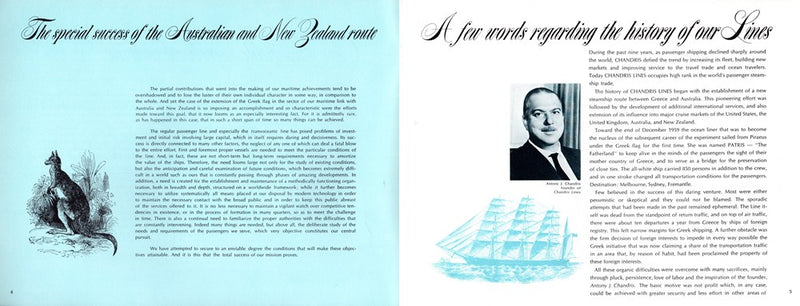 Various Ships - Dramatic 1966 Chandris company history