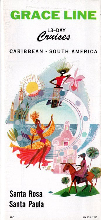 SANTA ROSA & SANTA PAULA: 1958 - Interiors, plans & Carl Evers illustrations from 1960s