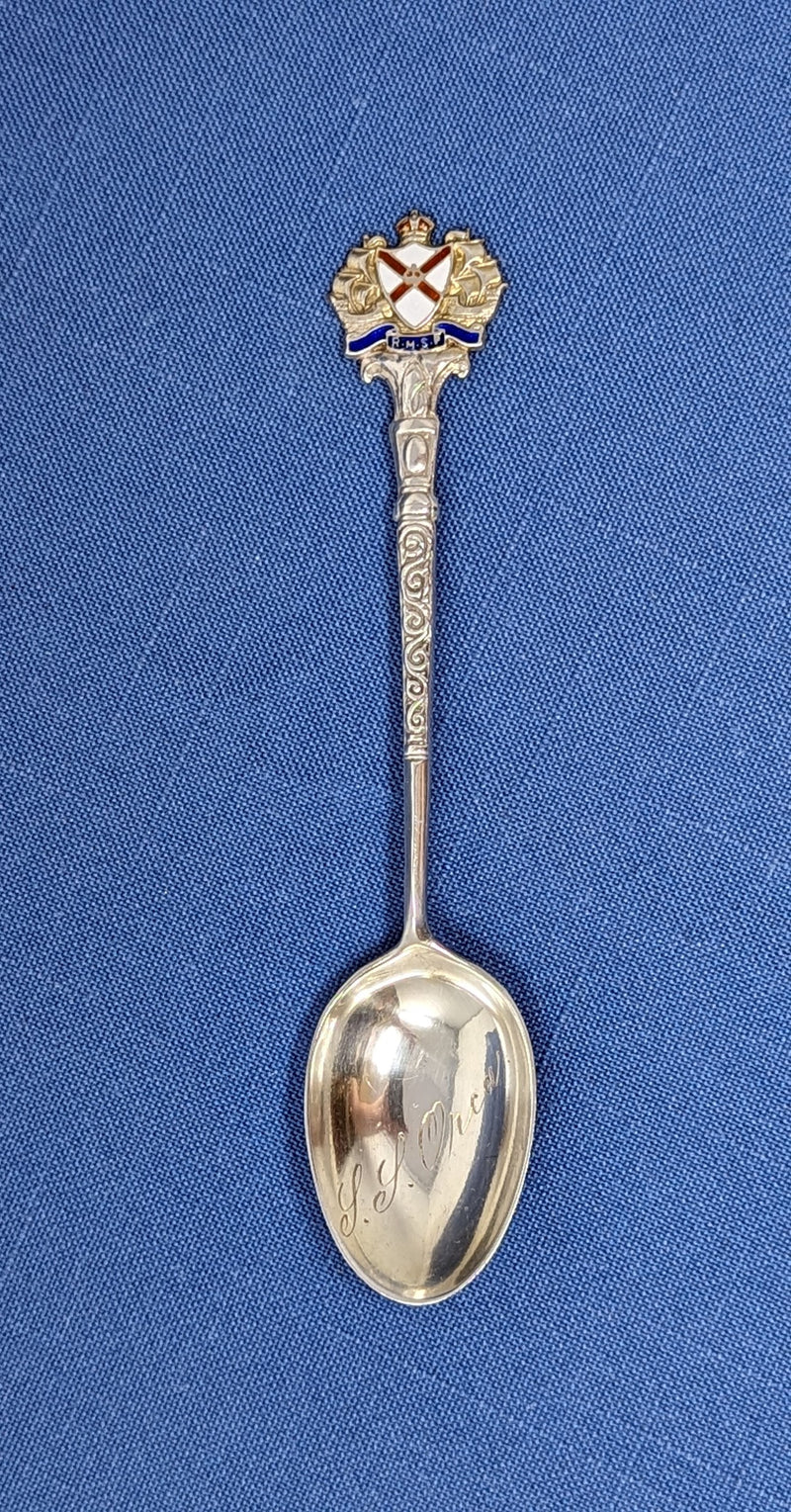 ORCA: 1918 - Silver souvenir spoon w/ Royal Mail crest