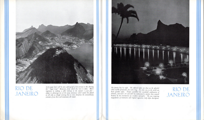 Various: pre=war - Lovely 1938 Royal Mail South America brochure w/ stunning photos