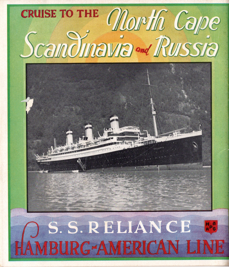 RELIANCE: 1920 - 1932 North Cape brochure w/ detailed deck plans & interiors