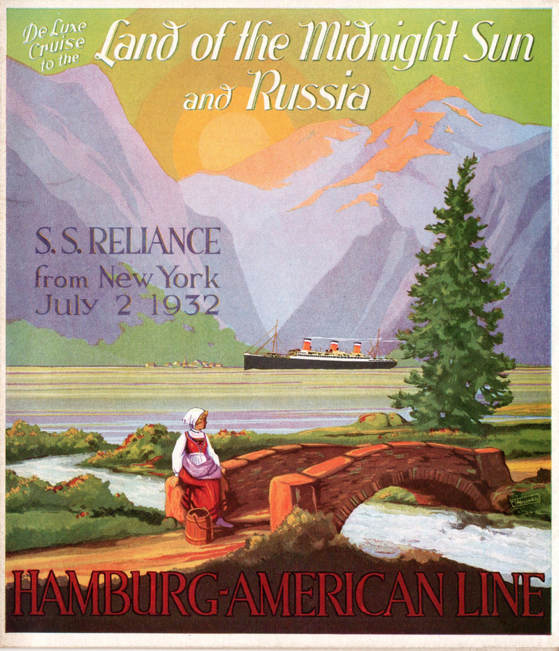 RELIANCE: 1920 - 1932 North Cape brochure w/ detailed deck plans & interiors