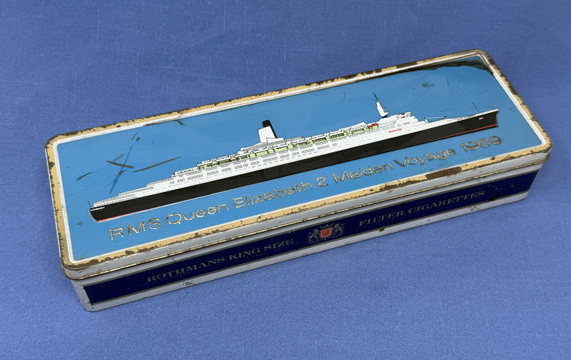 QE2: 1969 - Maiden voyage Rothmans' portrait tin