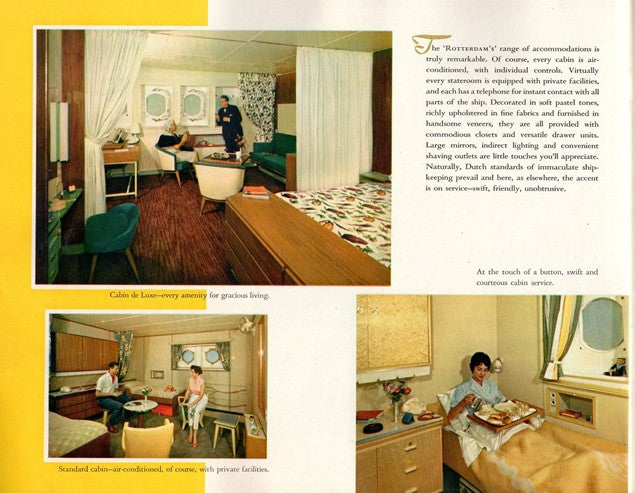 ROTTERDAM: 1959 - Intro interiors brochure in color
