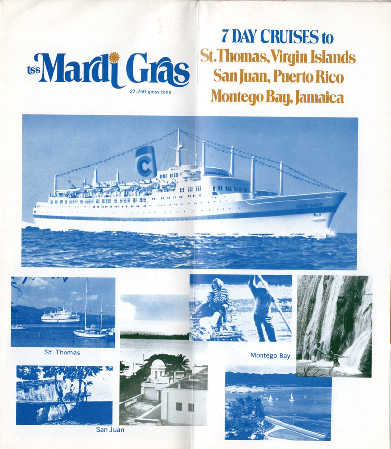 MARDI GRAS: 1961 - Carnival's first 2 brochures & the birth of an empire