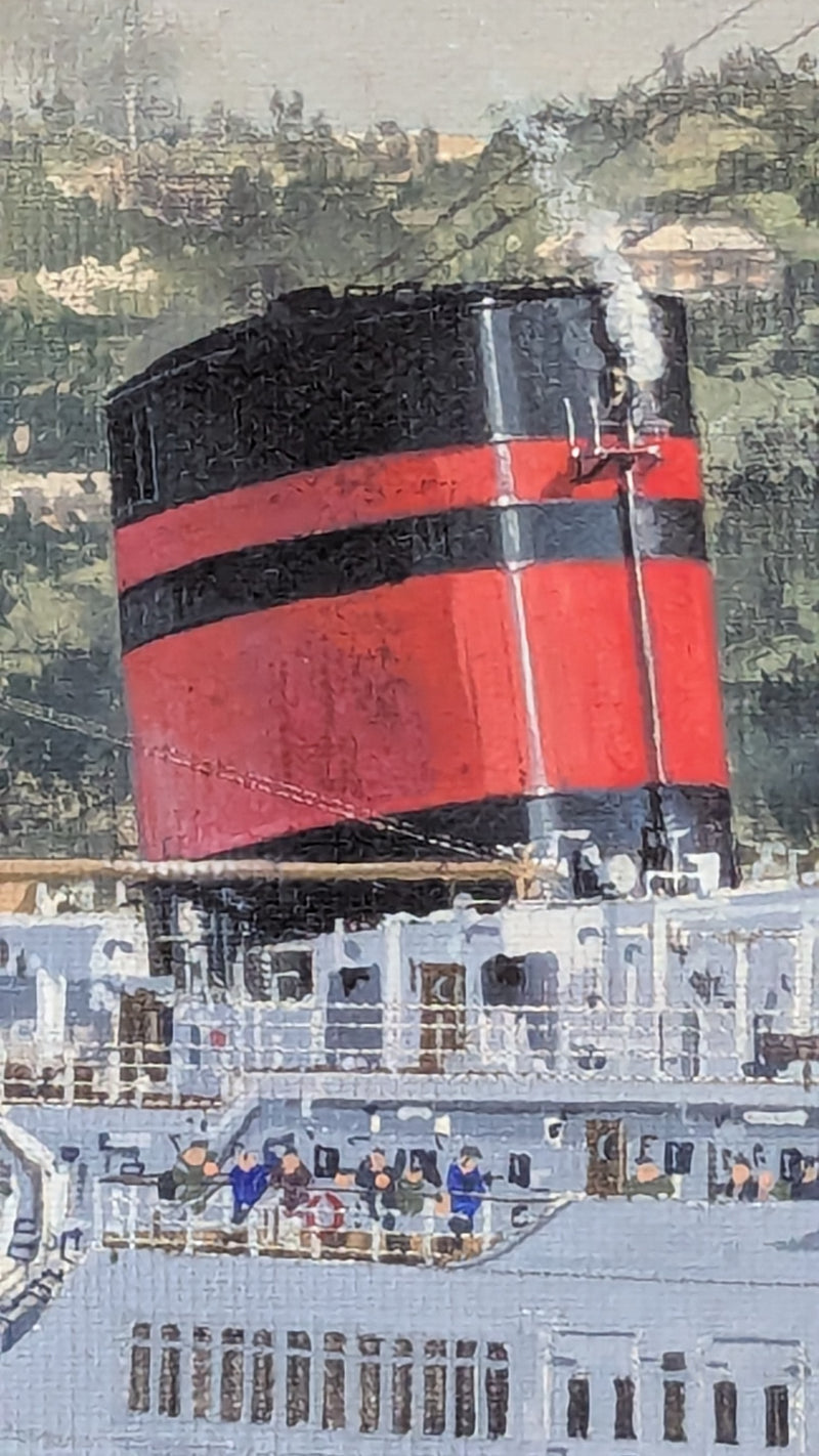 OCEAN MONARCH: 1951 - Magnificent, original Robert Lloyd painting