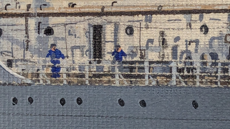 OCEAN MONARCH: 1951 - Magnificent, original Robert Lloyd painting