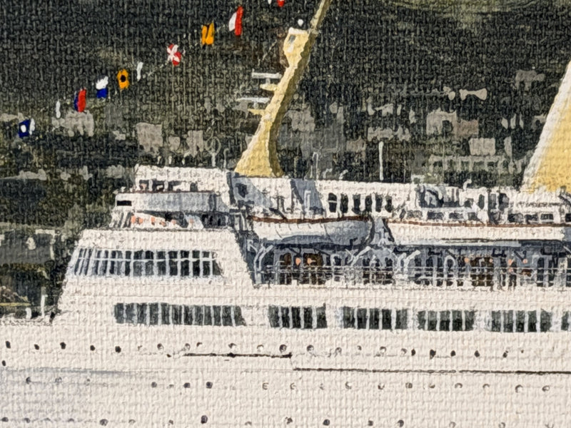 ANDES & KUNGSHOLM - Original Robert Lloyd oil painting at Cape Town