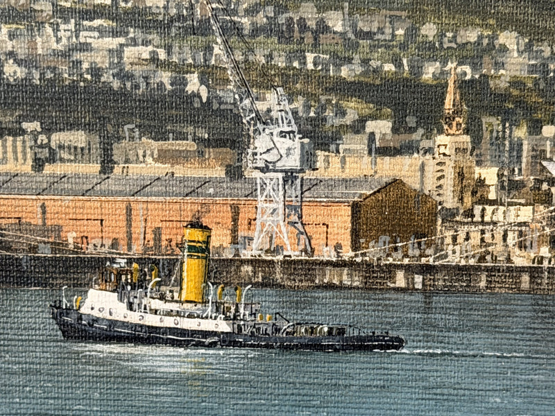 ANDES & KUNGSHOLM - Original Robert Lloyd oil painting at Cape Town