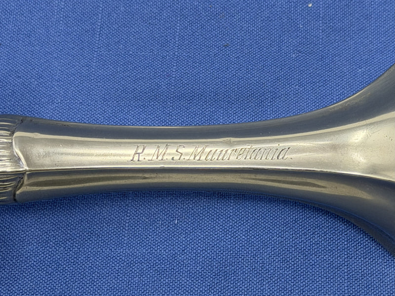 MAURETANIA: 1907 - Silverplated art nouveau vase