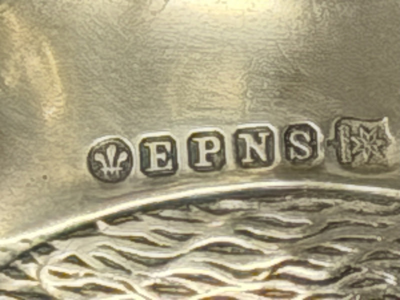 MAURETANIA: 1907 - Silverplated art nouveau vase
