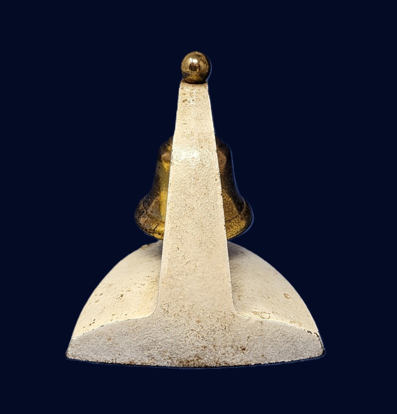 Various Ships - Elder Dempster Line souvenir bell w/ cast iron stand
