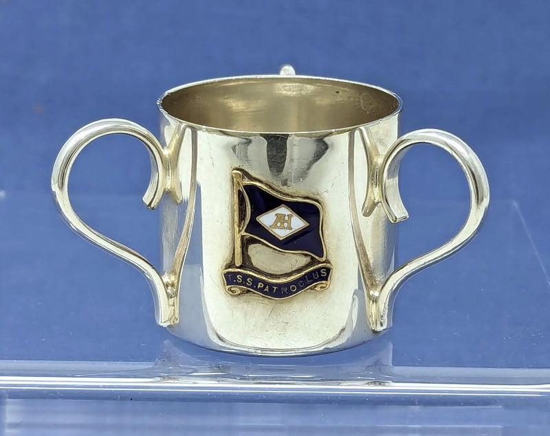 PATROCLUS: 1923 - Souvenir silverplated loving cup