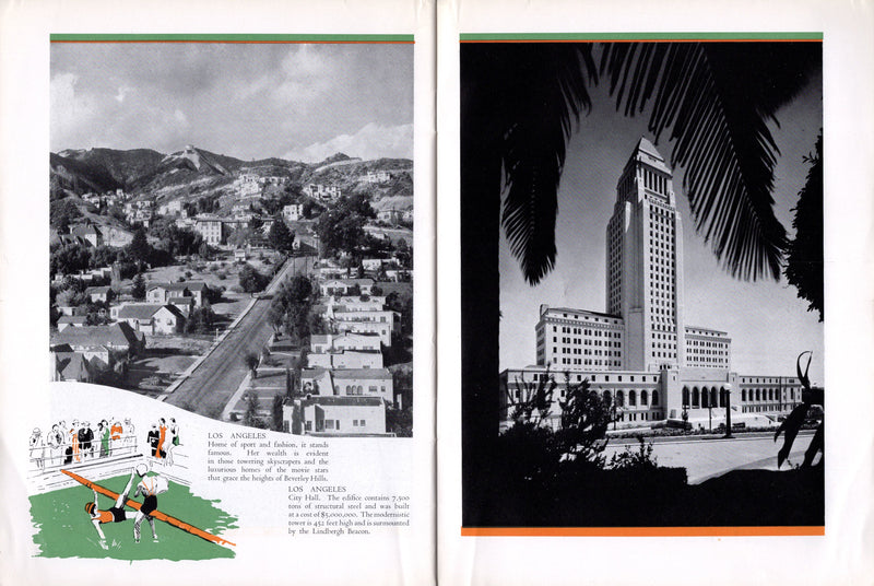ATLANTIS: 1913 - Winter Cruise to Hawaii 1936 deluxe brochure