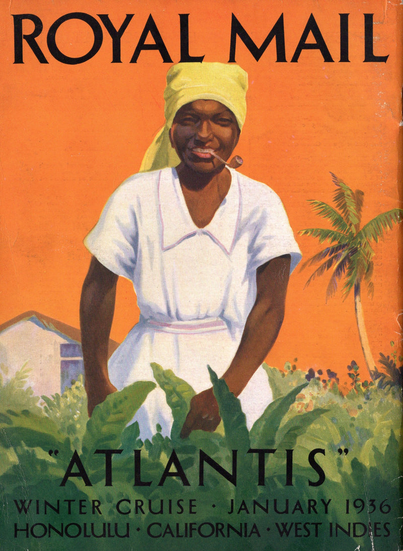 ATLANTIS: 1913 - Winter Cruise to Hawaii 1936 deluxe brochure