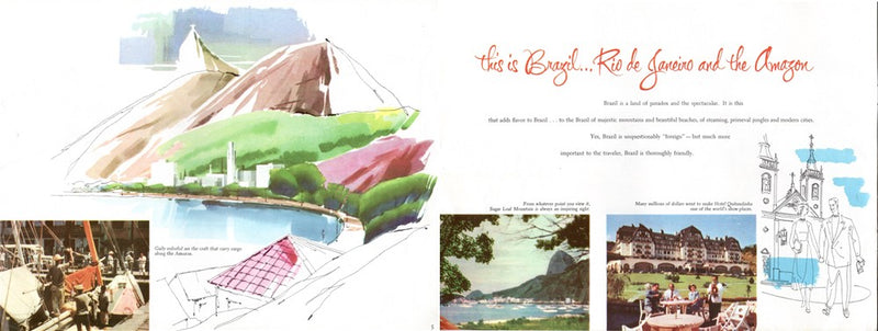 DEL MAR, DEL NORTE & DEL SUD - 1950s Deluxe interiors & services brochure