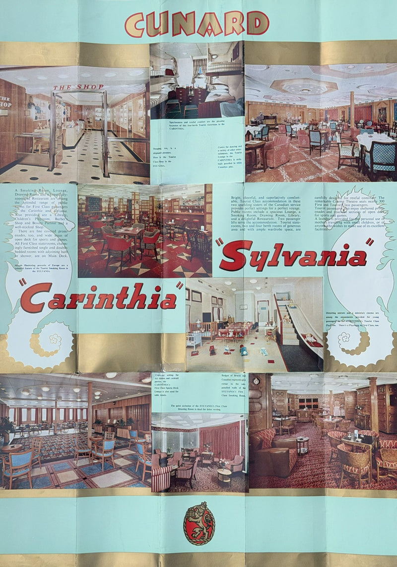 CARINTHIA & SYLVANIA - Colorful interiors brochure from 1950s