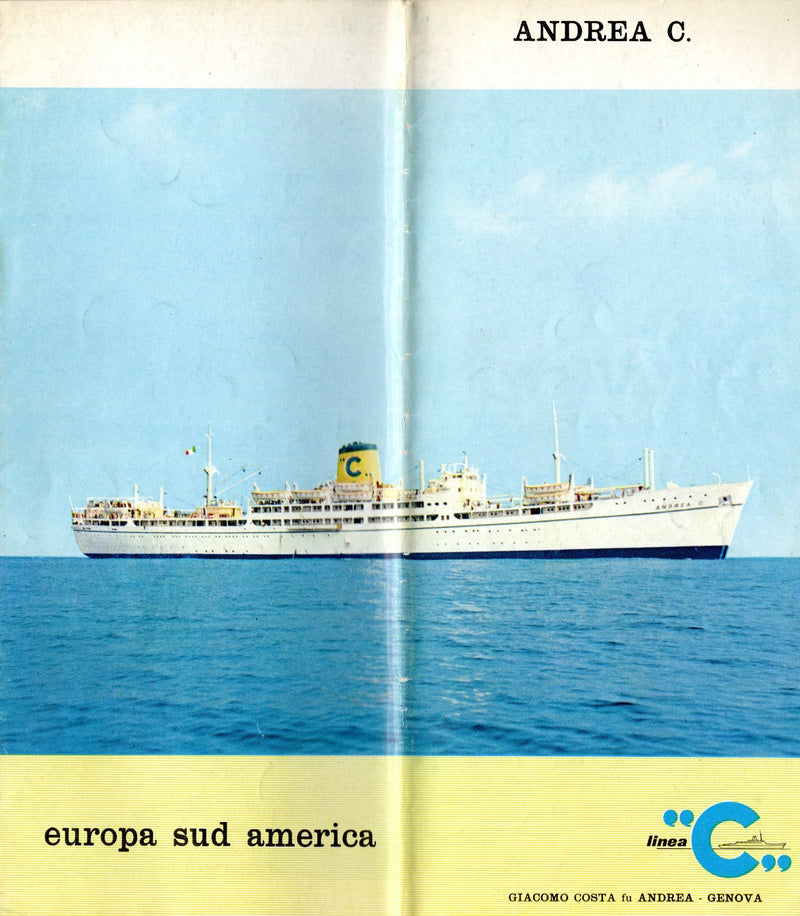 ANDREA C: 1942 - Color interiors brochure w/ deck plans