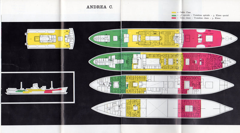 ANNA C. & ANDREA C. - Costa color interiors & deck plan brochure