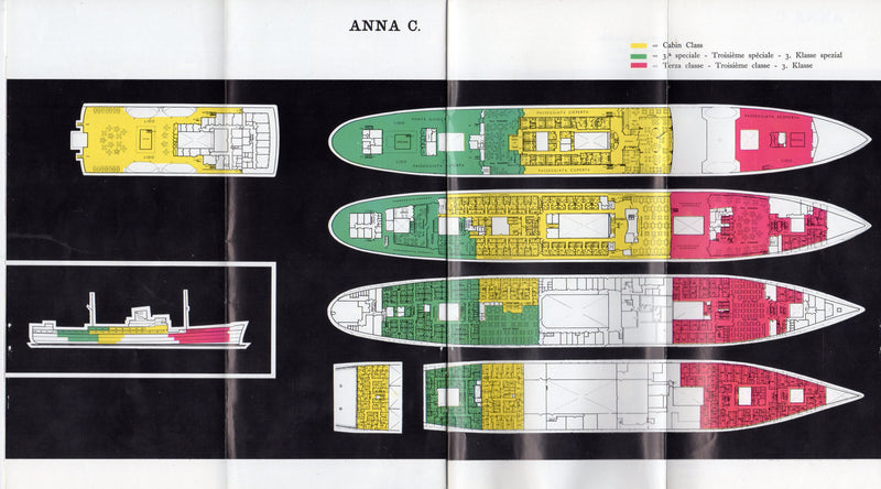 ANNA C. & ANDREA C. - Costa color interiors & deck plan brochure