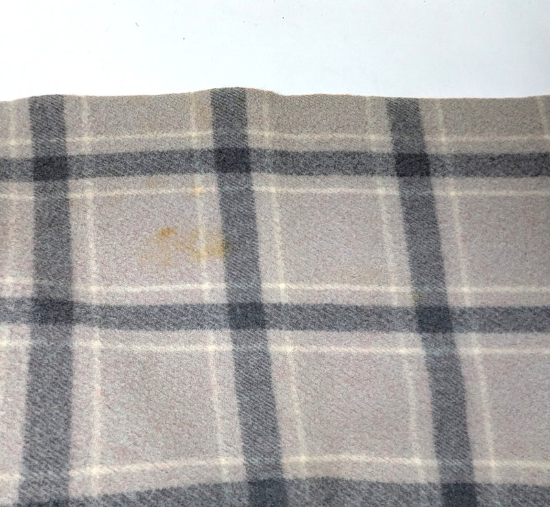 UNITED STATES: 1952 - Plaid wool steamer rug - excellent condition