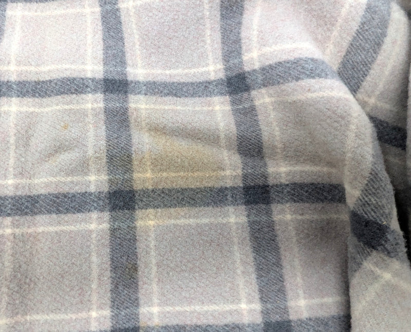 UNITED STATES: 1952 - Plaid wool steamer rug - excellent condition