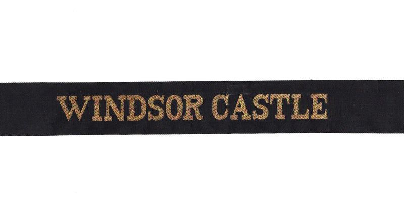 WINDSOR CASTLE: 1959 - Crew hat ribbon