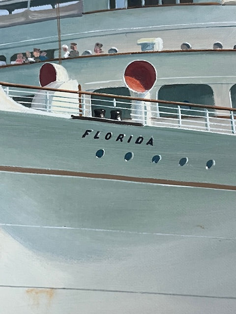FLORIDA: 1931 - Original painting by Stephen Card