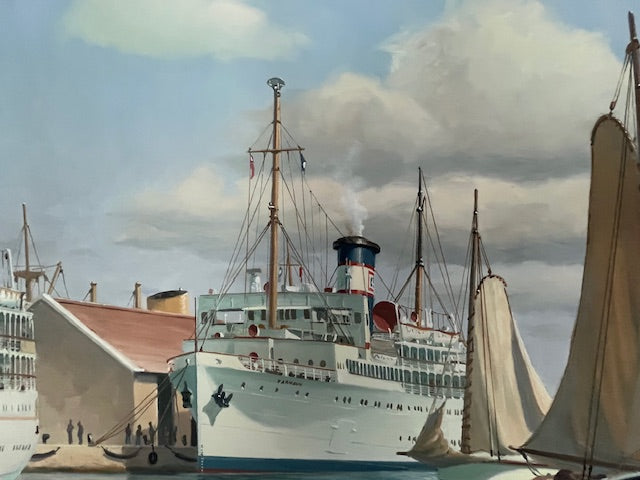 FLORIDA: 1931 - Original painting by Stephen Card