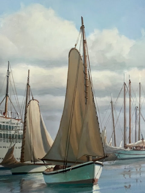 FLORIDA: 1931 - Original painting by Stephen Card