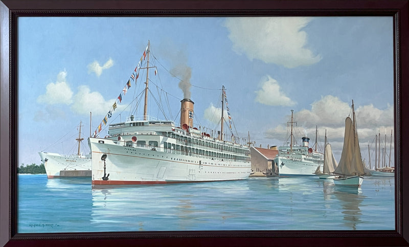 FLORIDA: 1931 - Original painting by Stephen Card