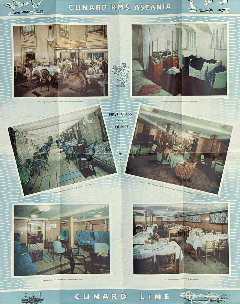 ASCANIA: 1925 - Color interiors brochure circa 1950
