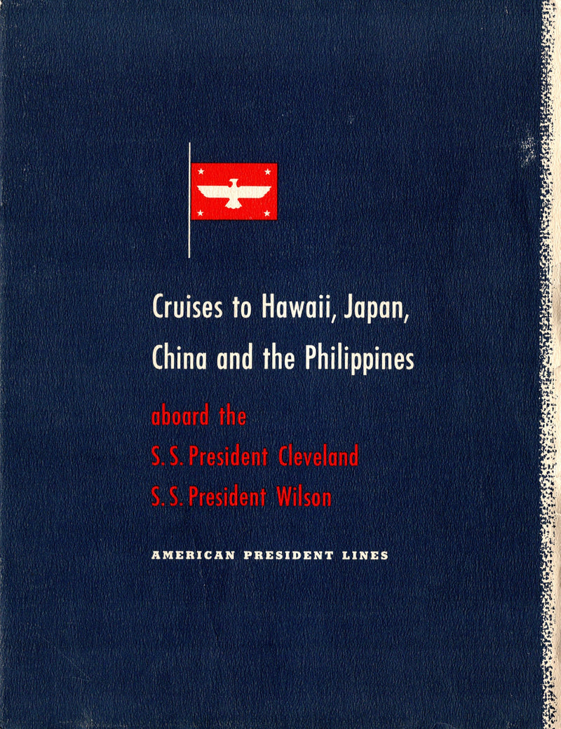 PRESIDENT WILSON & PRESIDENT CLEVELAND - Deluxe 1949 interiors brochure