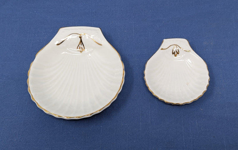 Various Ships - 2 Cunard Foley shell dishes