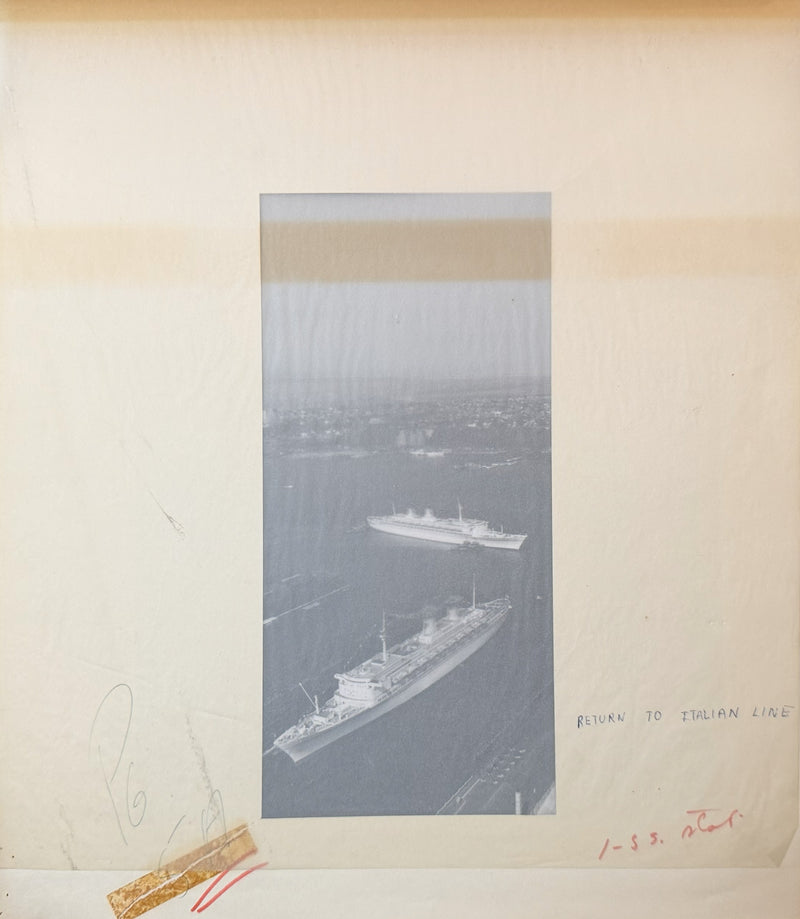 MICHELANGELO & RAFFAELLO: 1965 - Ad agency brochure mock-up of iconic photo