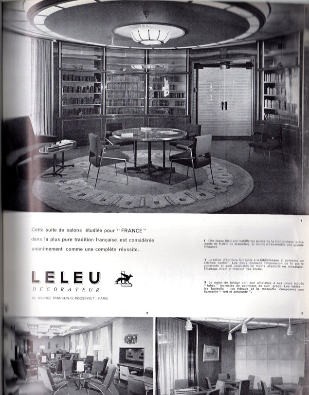 FRANCE: 1962 - "Plaisir de France" maiden voyage issue w/ 22-page cover story