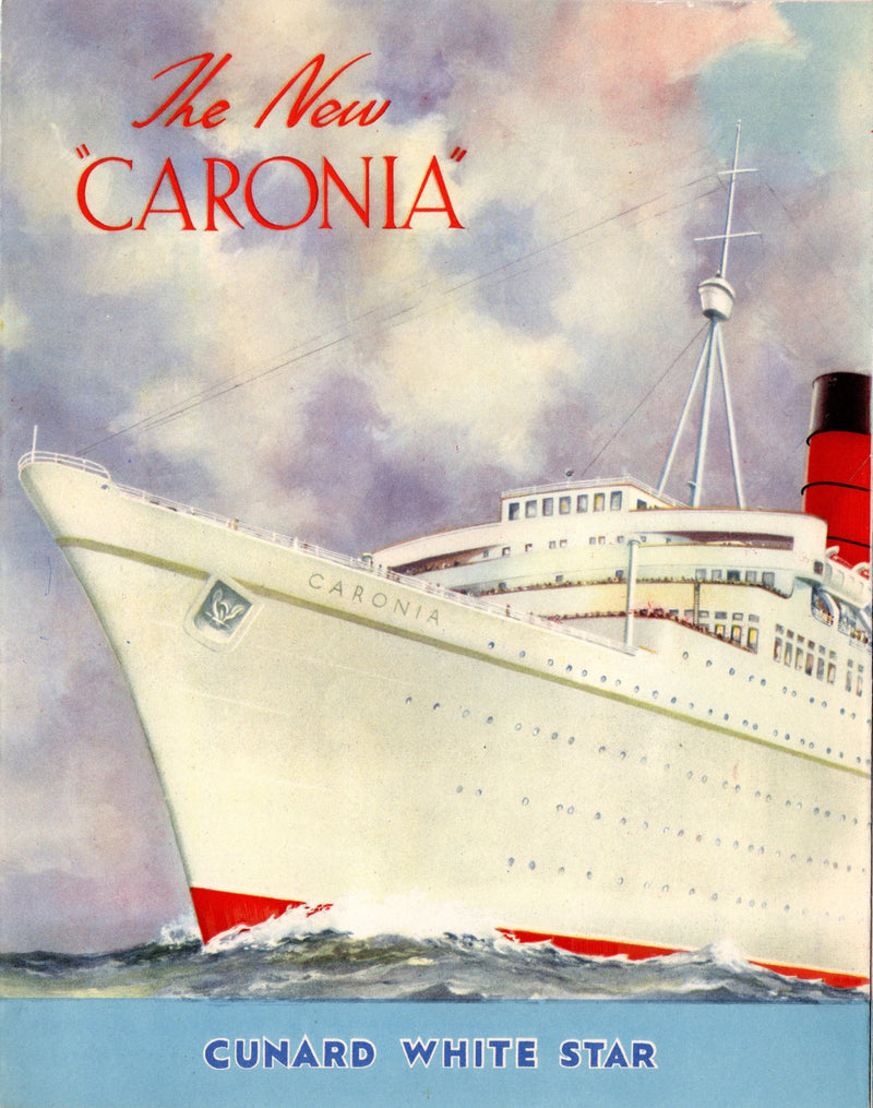 CARONIA: 1949 - Famed cutaway brochure