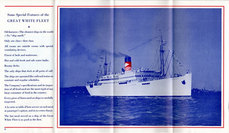 Various: pre-war - 1930s United Fruit Co. fleet deck plans brochure w/ 28 ships