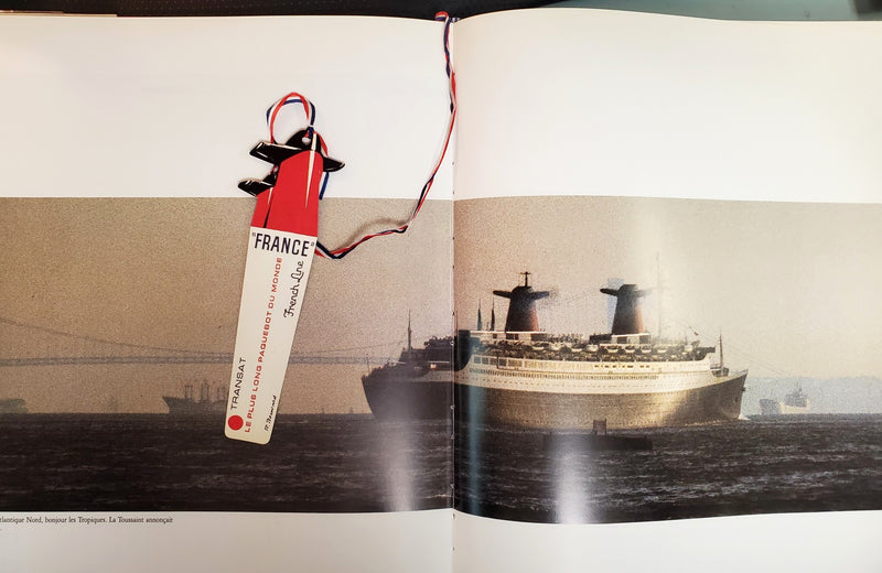 FRANCE: 1962 - Big photo book on ship "FRANCE"