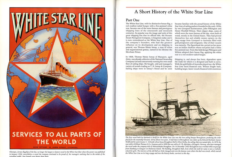 Various: pre-war - "The White Star Line: An Illustrated History 1869-1934"