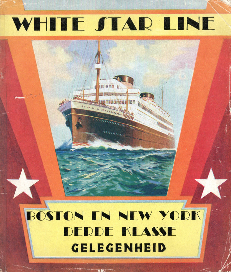 CEDRIC, BALTIC, ADRIATIC & BRITANNIC - 1930s Third Class interiors brochure