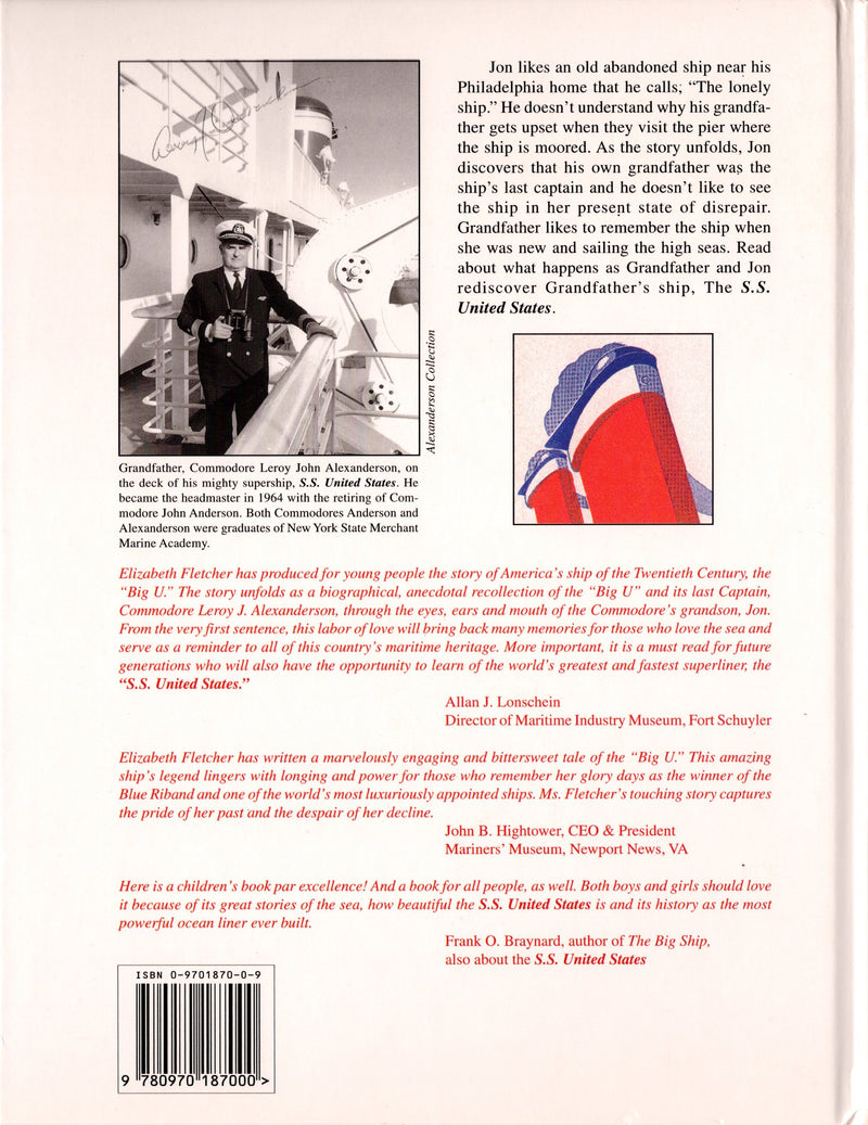 UNITED STATES: 1952 - "Grandfather's Ship The S.S. UNITED STATES" by E.B. Fletcher