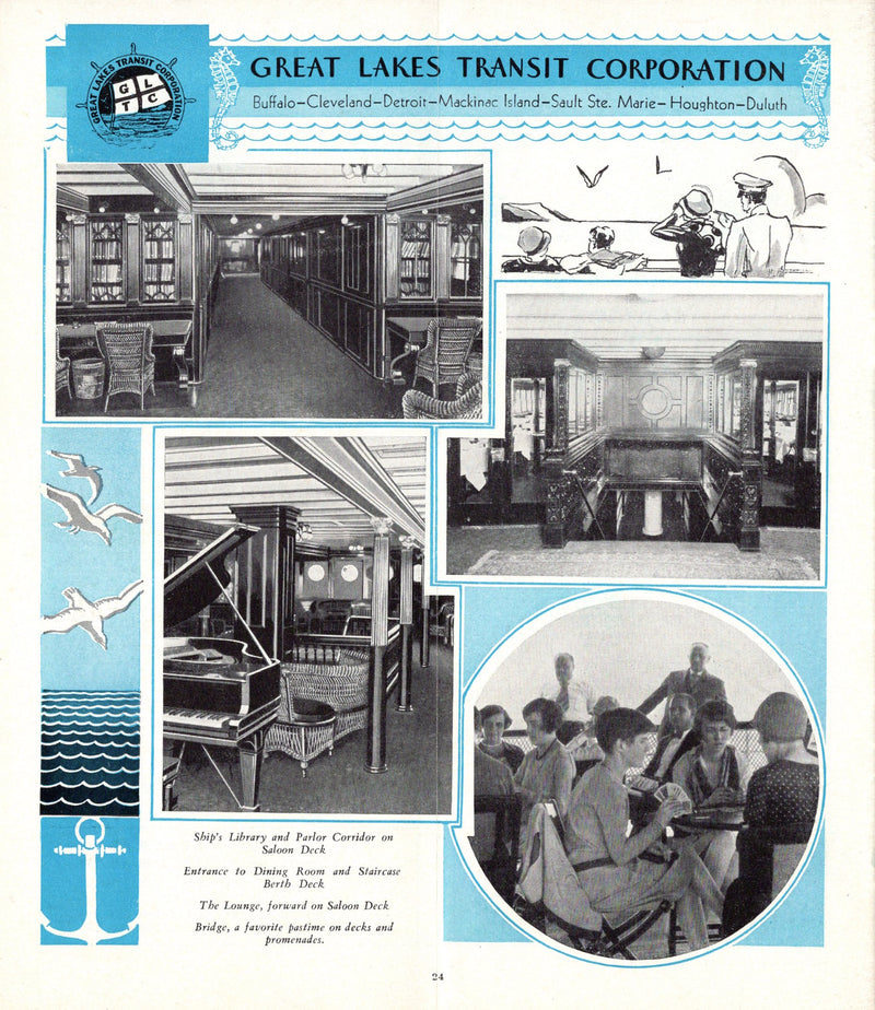 JUNIATA & OCTORARA: 1904 - Great Lakes guide from 1933