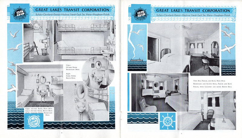 JUNIATA & OCTORARA: 1904 - Great Lakes guide from 1933