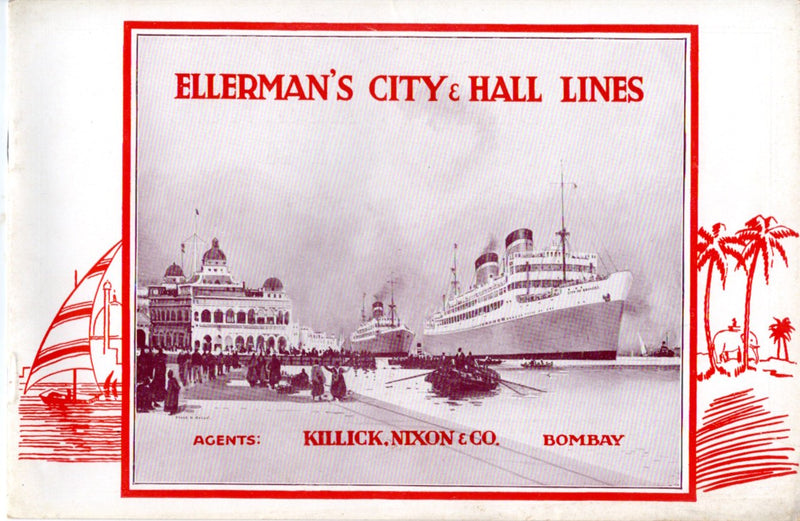 Various: pre-war - 1940 Ellerman & Hall Lines rates brochure w/ ships of tragedy