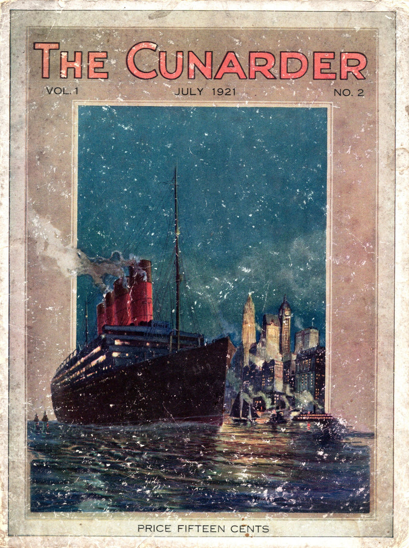 Various: pre-war - 1921 "The Cunarder" vol.1 no. 2