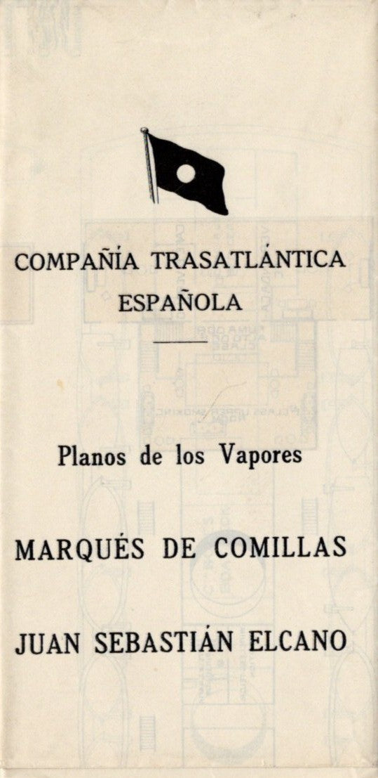 MARQUES DE COMILLAS & JUAN SEBASTIAN ELCANO: 1928 - Color-coded deck plan